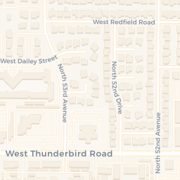 Mapa De Banner Thunderbird Medical Center Donde Esta Ubicado
